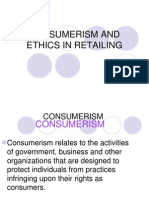 Consumerism and Ethics in Retailing: Renjul.k
