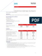 LDPE Data Sheet for Extrusion Coating and Injection Molding