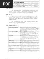 TESDA Policy and Procedures Contact Center Unit Operation Rev. 00 Official