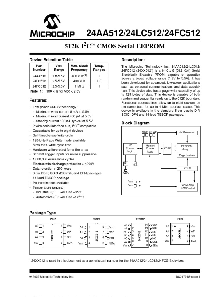 24LC512 | PDF