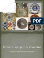 Ritmul in Compozitia Decorativa