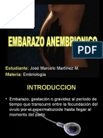 Embriologia - Embarzo Anembrionico