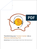 Transforming Your Contact Center Into A Revenue Generating Hub