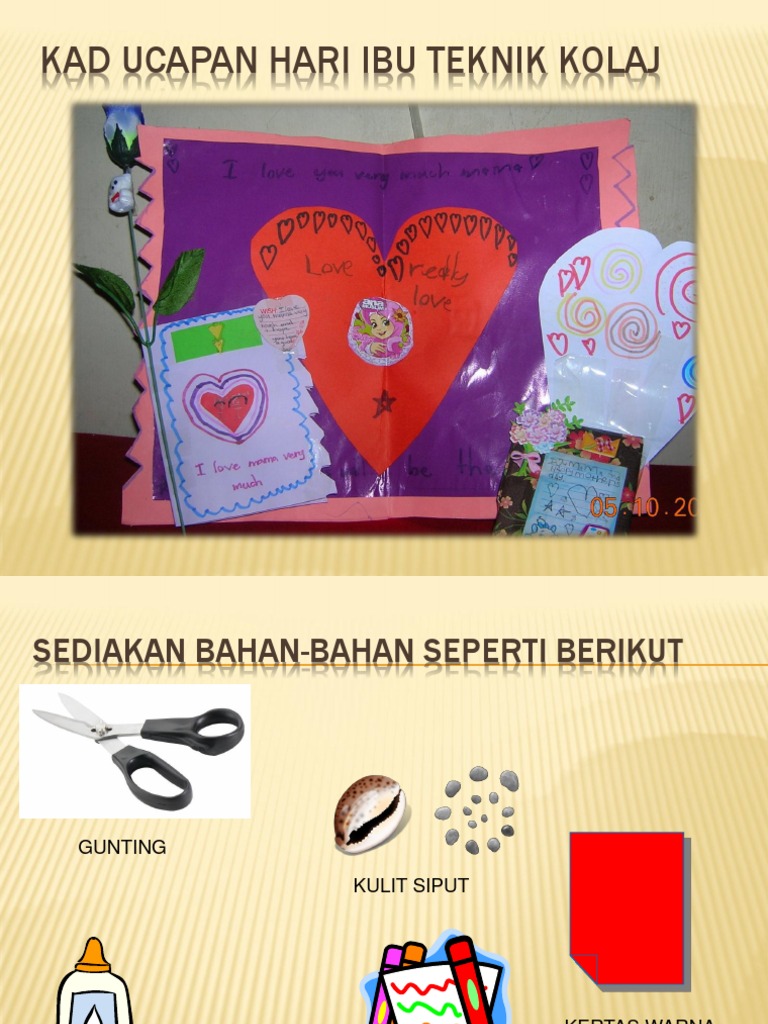 Kad Ucapan Hari Ibu Teknik Kolaj Pdf