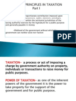 Intro to General Principles in Taxation