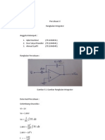 Rangkaian Integrator