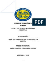 Analisis de Riesgos en Mineria A Cielo Abierto