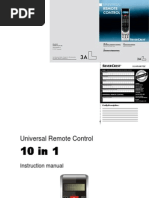 Download SilverCrest 10in1 Remote Control Manual by ivanbene SN154512971 doc pdf