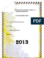 AÑO DE LA INVERSION PARA EL DESARROLLO RURAL Y LA SEGURIDAD ALIMENTARIA