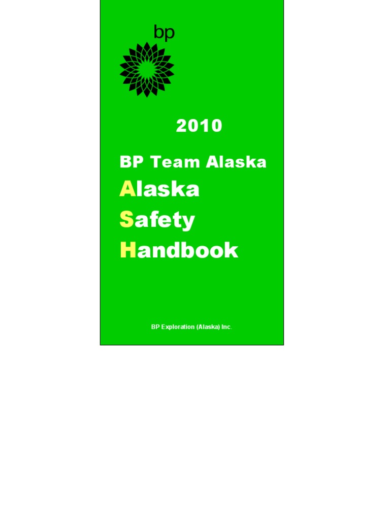 2010 Team Alaska ASH Text Final 10-14-09 Proof | PDF | Safety ...