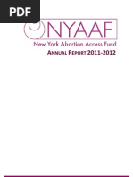 Download NYAAF FY 2012 Annual Report by NYAbortionAccessFund SN154521922 doc pdf