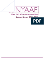 NYAAF FY 2012 Annual Report