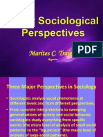 Major Sociological Perspectives
