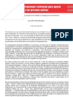 Un enfoque relacional/existencial para apoyar a las personas autistas.