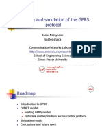 Modeling and Simulation of The GPRS Protocol