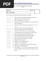 Grade 5 MTAP Elimination - 2005 PDF