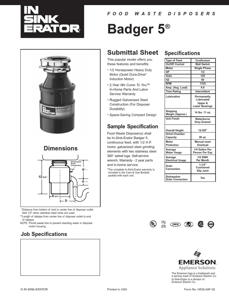 Kitchen Garbage Disposal PDF Electrical Connector Electrical Wiring