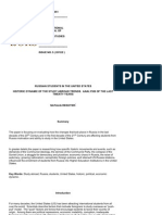 Russian Students in The United Stateshistoric Dynamic of The Study Abroad Trends. Analysis of The Last Twenty Years