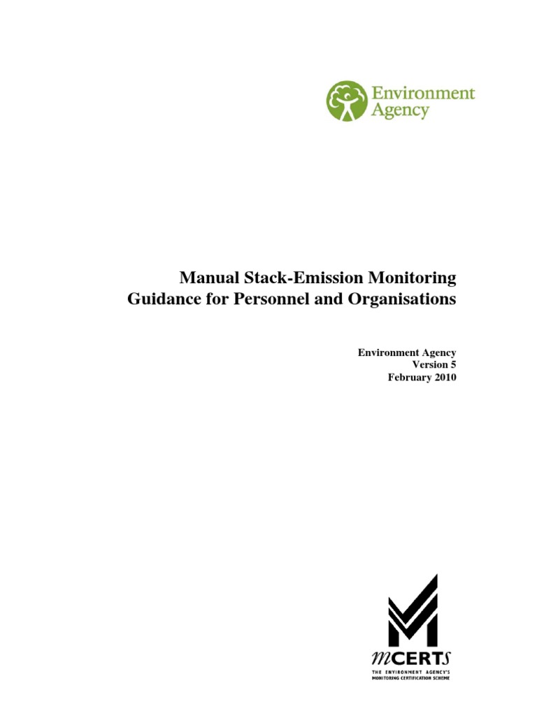 MCERTS Manual for Stack Emission Monitoring | PDF | Certification ...