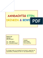 Aandachtig Drinken Eten en Bewegen PDF