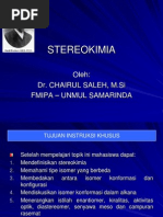 Kimia Organik 1.5 - Stereokimia