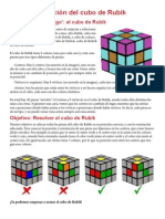 Manual de La Solucion Al Cubo de Rubik