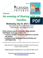 Pflag Family Sharing Night