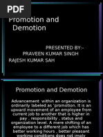 Download Promotion and Demotion by 9878381219 SN15458078 doc pdf