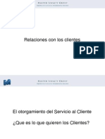 Relaciones Con Los Clientes