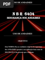 manual montagens de andaimes - NBR 6404.ppt