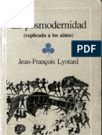 56403692 Lyotard La Postmodernidad Explicada a Los Ninos