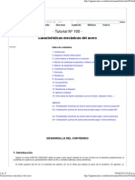 Características mecánicas del acero