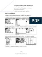 Chapter 11: Data Descript Tion and Probability Distributions