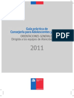 Guia Practica de Consejeria Para Adolescentes y Jovenes