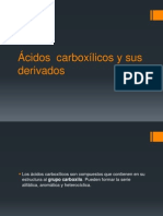 Ácidos  carboxílicos y sus derivados