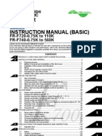 Mitsubishi F700 VFD Instruction Manual-Basic-Japanese Domestic