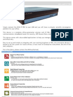 Axia A609 IP PBX Brochure 261112 v1