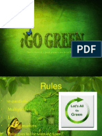 Go green