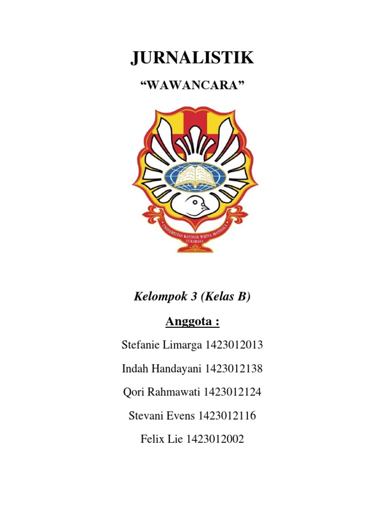 Makalah Jurnalistik Wawancara
