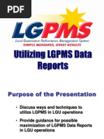 Utilizing LGPMS Information