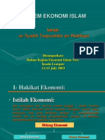 Pengantar Ekonomi Islam (Taqiyuddin An Nabhani)