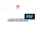  Syarat Dan Peraturan Pinjaman Pelajaran Mara