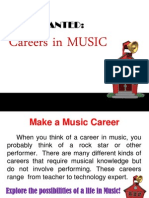 Careers in MUSIC