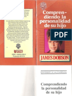 James Dobson - Comprendiendo La Personalidad de Su Hijo