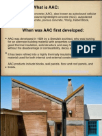 AAC (Autoclaved Aerated Concrete) Blocks