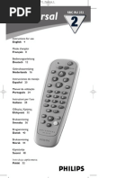 Phillips Universal Remote Sbc-Ru-252