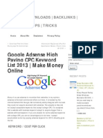 Google Adsense High Payi... 013 - Make Money Online