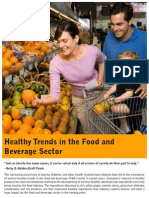 Healthy Trends in Food and Beverages Sector