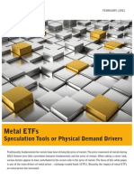 Metal Exchange Traded Funds (ETF)