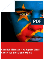 Conflict Minerals - A Supply Chain Check for Electronic OEMs Industry